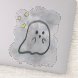 Pegatina Little ghost is scared 