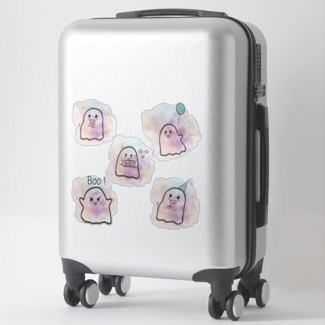 Pegatina Little ghost party 2 separate  (Maleta)