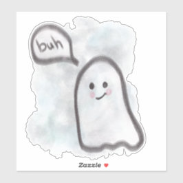 Pegatina Little ghost says buh