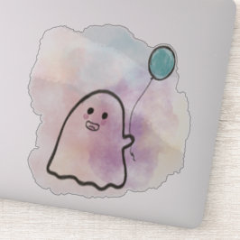 Pegatina Little ghost with balloon 