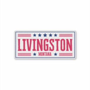 Pegatina LIVINGSTONE MONTANA Stars & Stripes