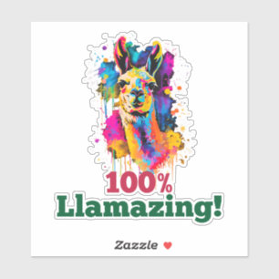 Pegatina Llama