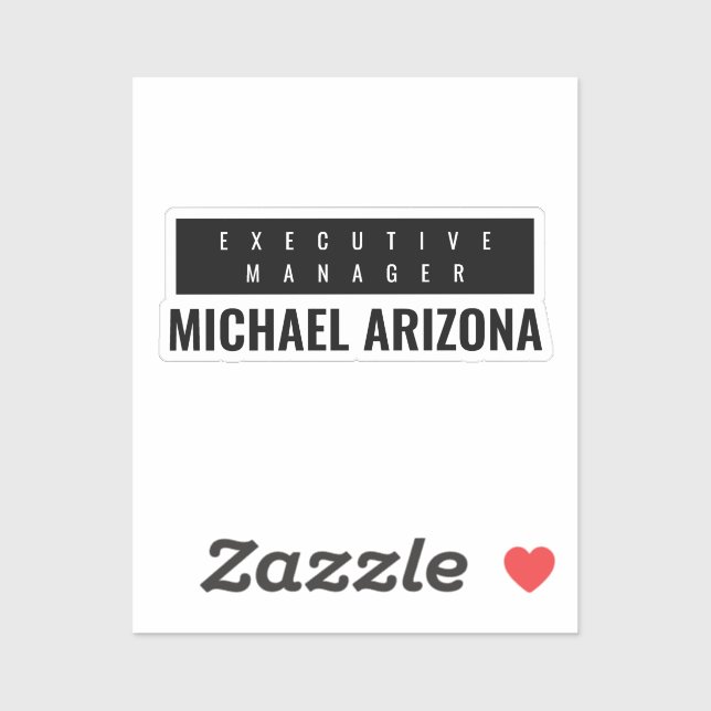 Pegatina Llanto simple Minimalista blanco y negro (Hoja)