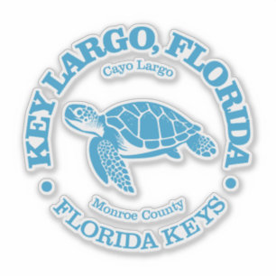Pegatina Llave Largo (tortuga marina)