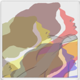 Pegatina Llego a las 4 U