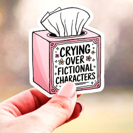 Pegatina Llorando por Personajes de Ficción Vinilo