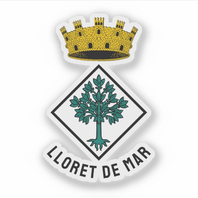 Pegatina Lloret de Mar coat of arms (Anverso)