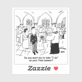 Pegatina Lo hago como Personalizado Boda Responsable Final.