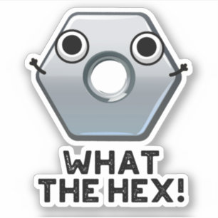 Pegatina Lo que el hexágono hexagonal forma un bollo