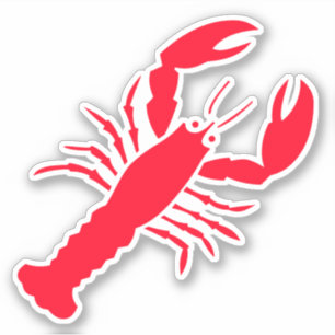 Pegatina Lobster adorable 4Lonnie