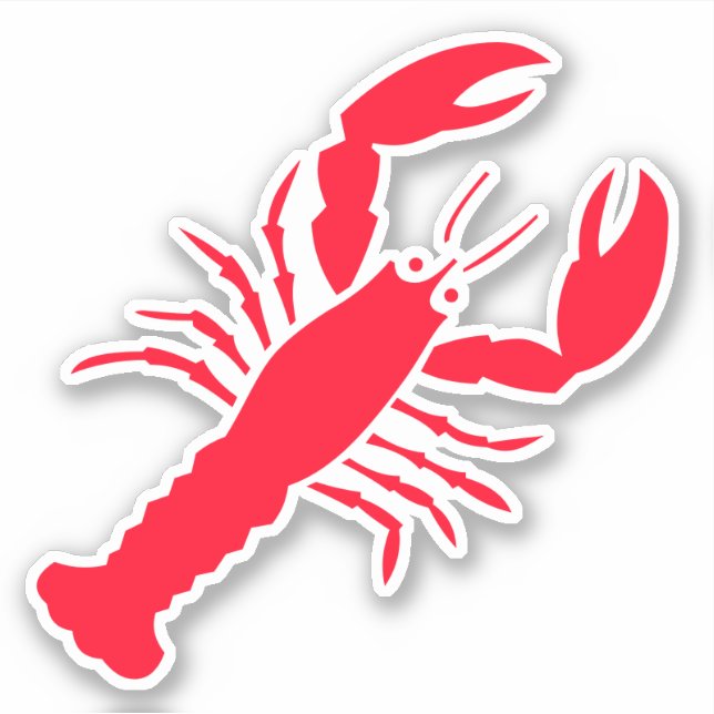 Pegatina Lobster adorable 4Lonnie (Anverso)