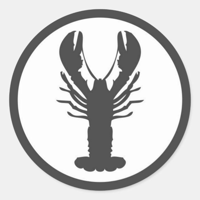 PEGATINA LOBSTER LOGO (Anverso)