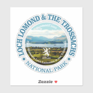 Pegatina Loch Lomond y los Trossachs