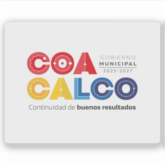 Pegatina Logo de Coacalco de Berriozábal, México (Anverso)
