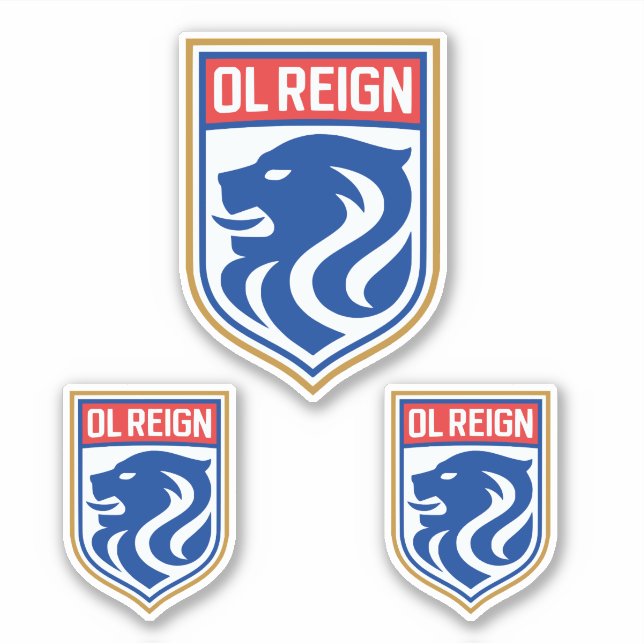 PEGATINA LOGO DE EQUIPO OL REIGN-NWSL -USWNT (Anverso)