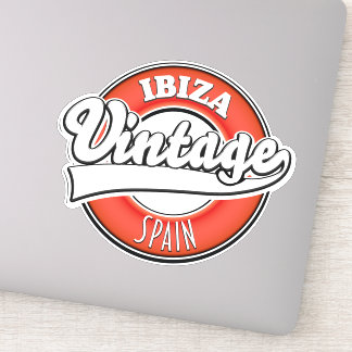 Pegatina Logo de estilo vintage de Ibiza