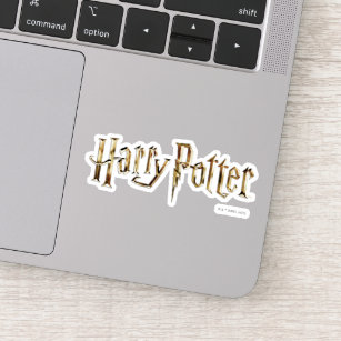 Pegatina Logo de Gold Harry Potter