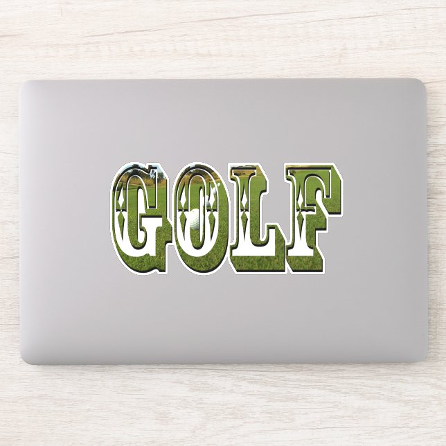 Pegatina Logo de Golf Picture, (Ordenador)
