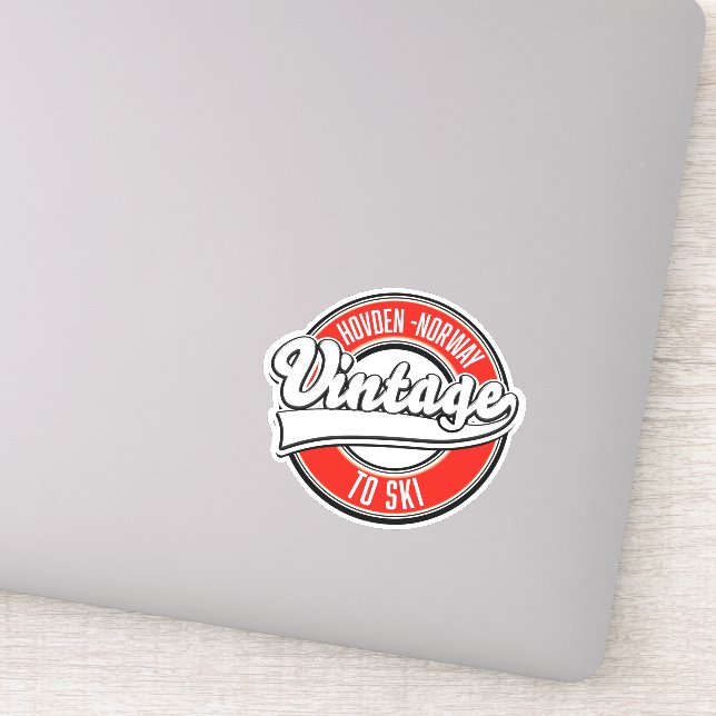 Pegatina Logo de hovden norway (Detalle)