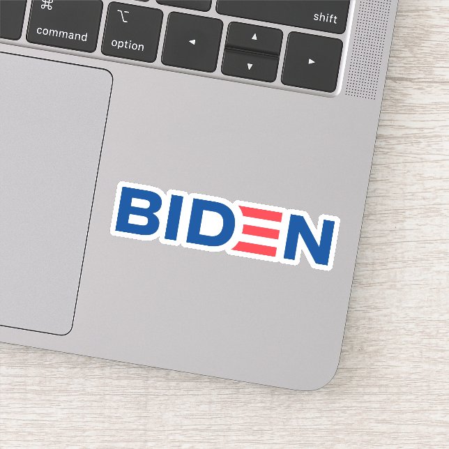 Pegatina Logo de Joe Biden (Detalle)