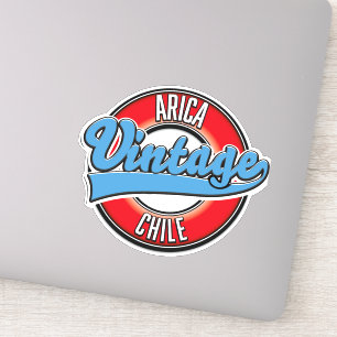 Pegatina Logo de la cosecha de chile de Arica