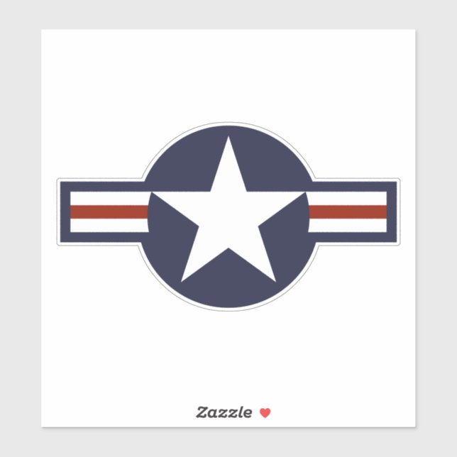 Pegatina Logo de la Fuerza Aérea (Hoja)