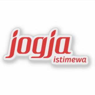 Pegatina Logo de la Región Especial de Yogyakarta, Indonesi