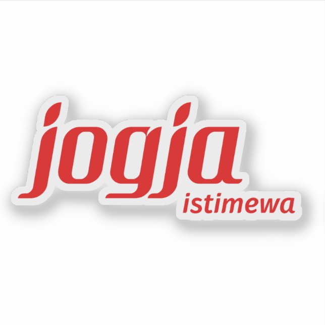 Pegatina Logo de la Región Especial de Yogyakarta, Indonesi (Anverso)