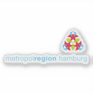 Pegatina Logo de la Región Metropolitana de Hamburgo, Alema
