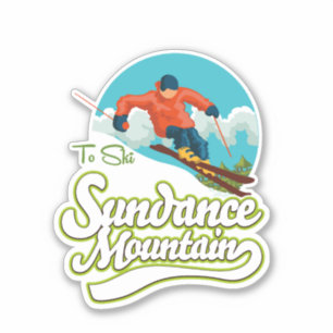 Pegatina Logo de los montes Sundance