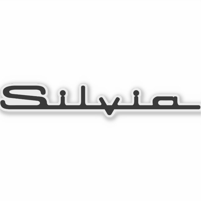 Pegatina Logo de Nissan Silvia s14 Zenki (Anverso)