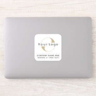 Pegatina Logo de Off white square Laptop Business Vinyl Sti