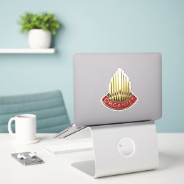 Pegatina Logo de órgano de tubos para organistas