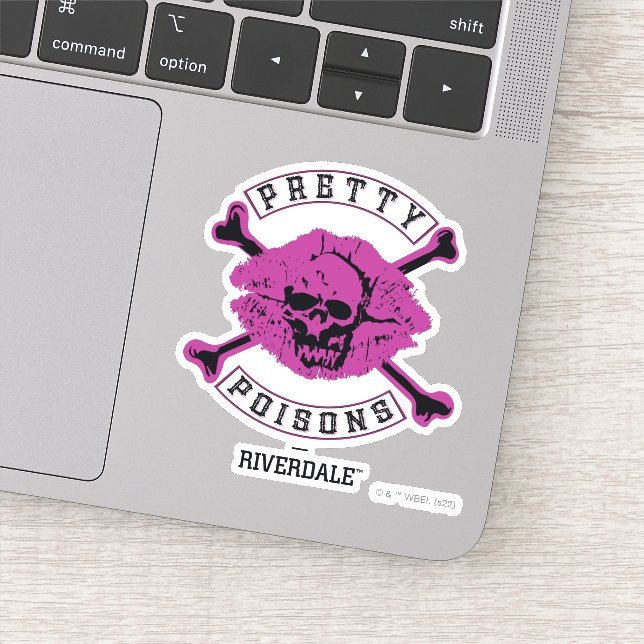 Pegatina Logo de Poisons de bonito (Detalle)