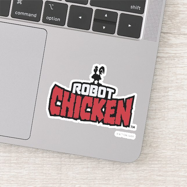 Pegatina Logo de Robot Chicken (Detalle)