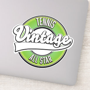 Pegatina Logo de Tennis Vintage All