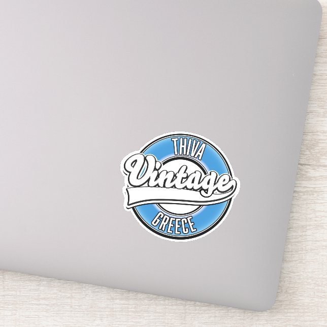 Pegatina Logo de Thiva Grecia (Detalle)