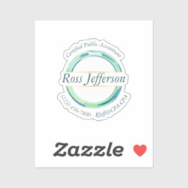 Pegatina Logo del Círculo Azul