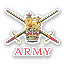 Pegatina Logo del Ejército Británico
