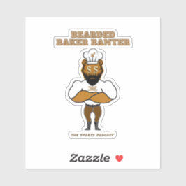 Pegatina Logo del podcast Baker Banter
