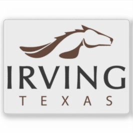 Pegatina Logo of Irving, Texas, USA