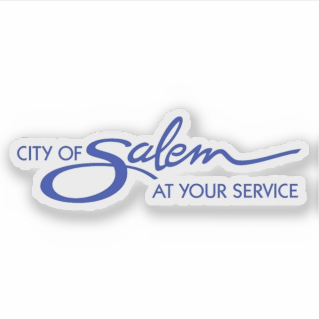 Pegatina Logo of Salem, Oregon, USA (Anverso)