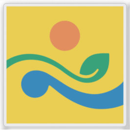 Pegatina Logo of South Jeolla (Jeonnam), South Korea