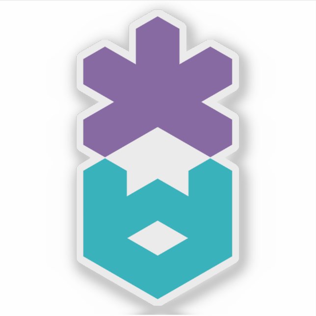 Pegatina Logo of the North Chungcheong Province (Chungbuk) (Anverso)