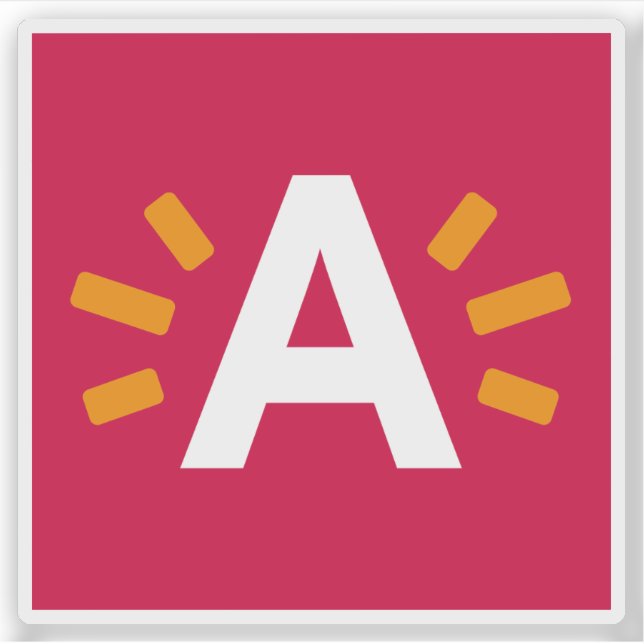 Pegatina Logo oficial de Amberes, Bélgica (Anverso)