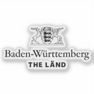 Pegatina Logo oficial de Baden-Württemberg, Alemania