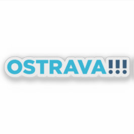 Pegatina Logo oficial de Ostrava, República Checa