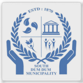 Pegatina Logo oficial de South Dum Dum, India