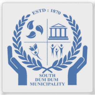 Pegatina Logo oficial de South Dum Dum, India