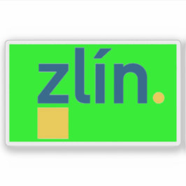 Pegatina Logo oficial de Zlín, República Checa